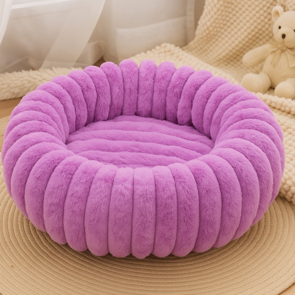 Lisslune | Purrfectly Plush Round Pet Bed