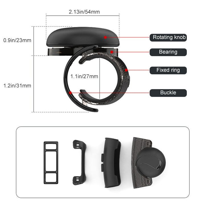 Lisslune | Universal 360° Steering Wheel Assistance Button
