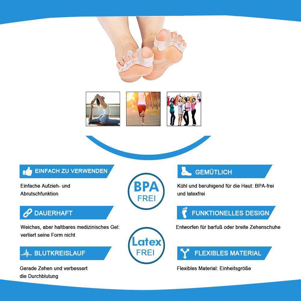 Lisslune | Silicone Toe Corrector Toe Separator