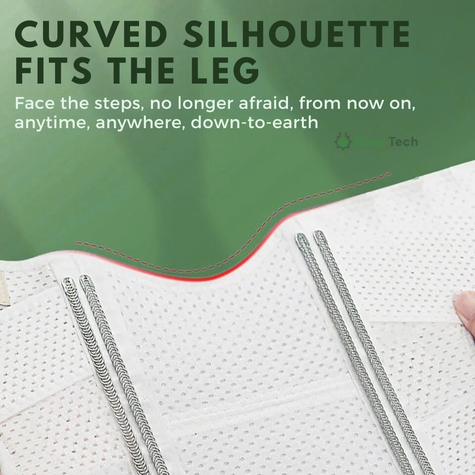 Lisslune | Knee Pads for Pain Relief | Support Compression Springs & Adjustable Tension Strap for Stability and Joint Protection