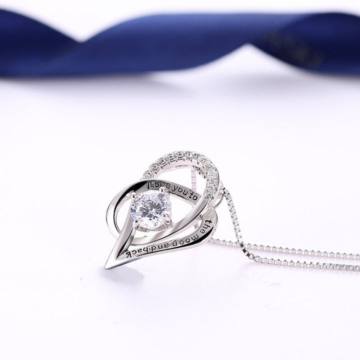 Lisslune | Letter Heart Necklaces for Mom