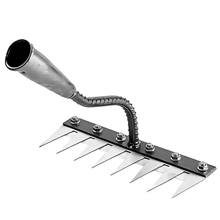 Lisslune | Weeding Rake | Ultra-Durable Steel Teeth & Ergonomic Handle for Effortless Garden Maintenance