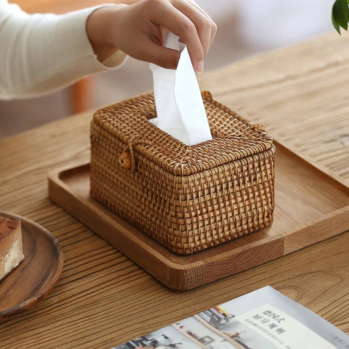 Lisslune | Bespoke Rattan Tissue Box