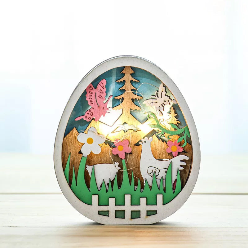 Lisslune | FestiveDecor - Easter LED Wooden Decoration Collection