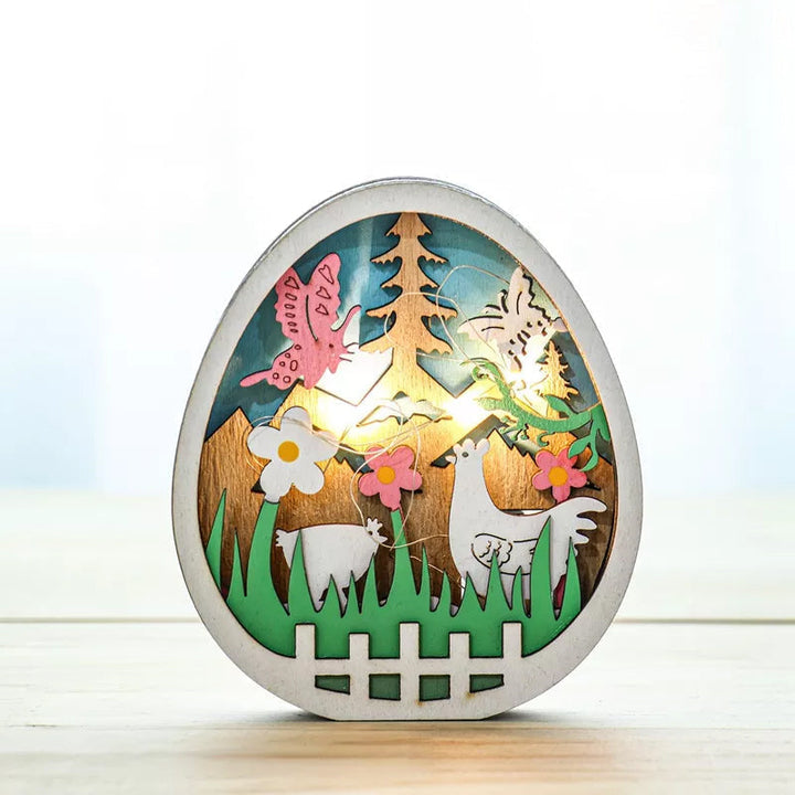 Lisslune | FestiveDecor - Easter LED Wooden Decoration Collection