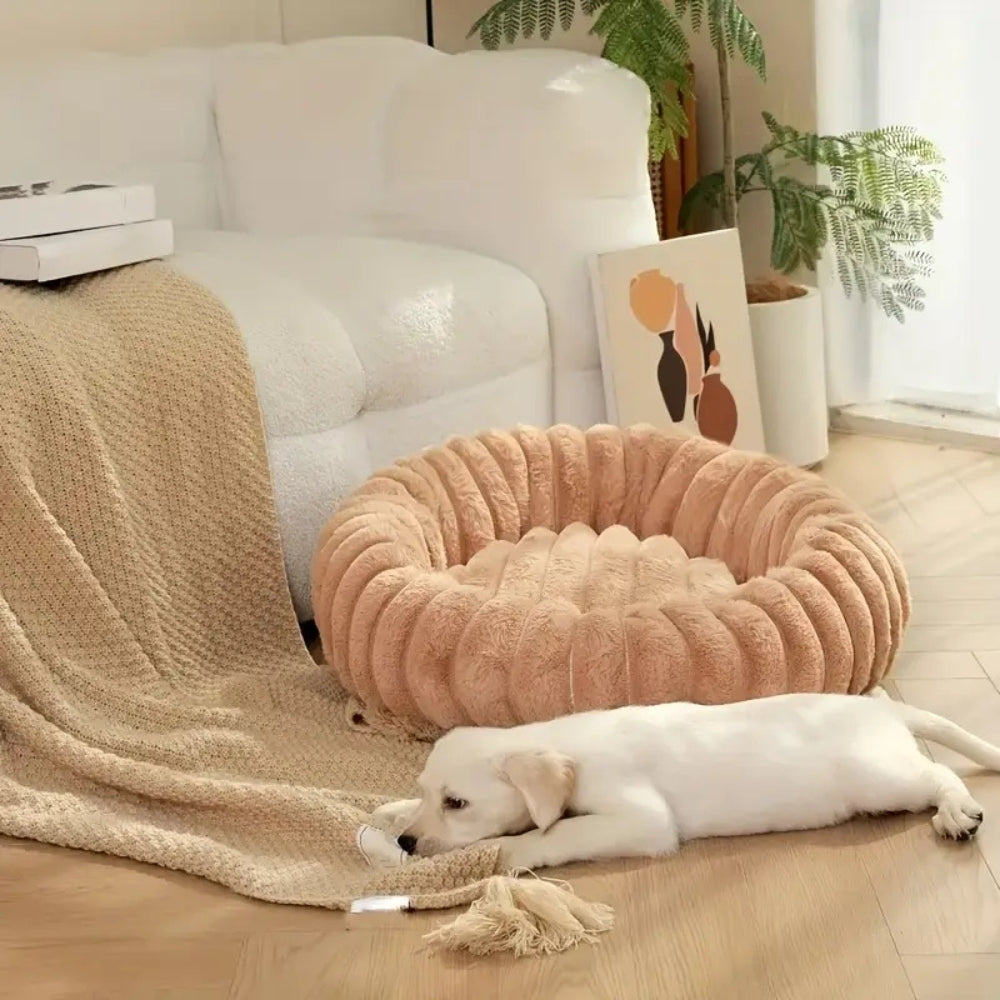 Lisslune | Purrfectly Plush Round Pet Bed