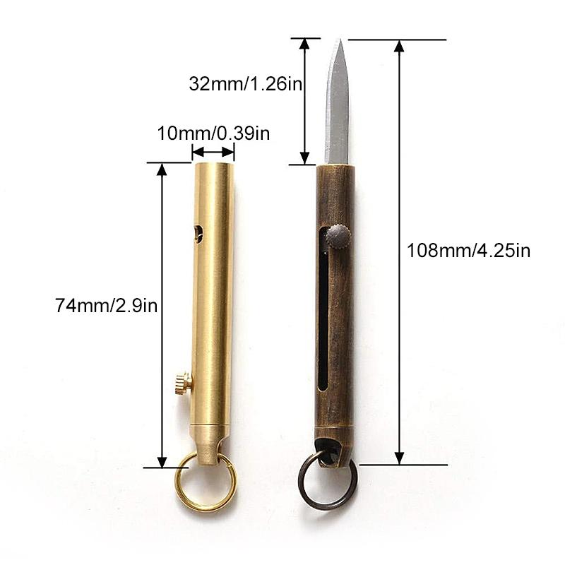 Lisslune | Retractable Blade Keychain