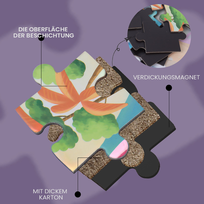 Lisslune | 3-in-1 Magnetic Puzzle Book