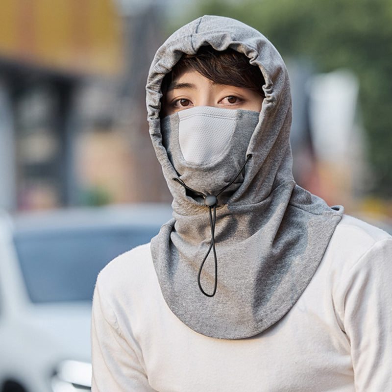 Lisslune | Hooded Face Mask with Neck Warmer for Cycling