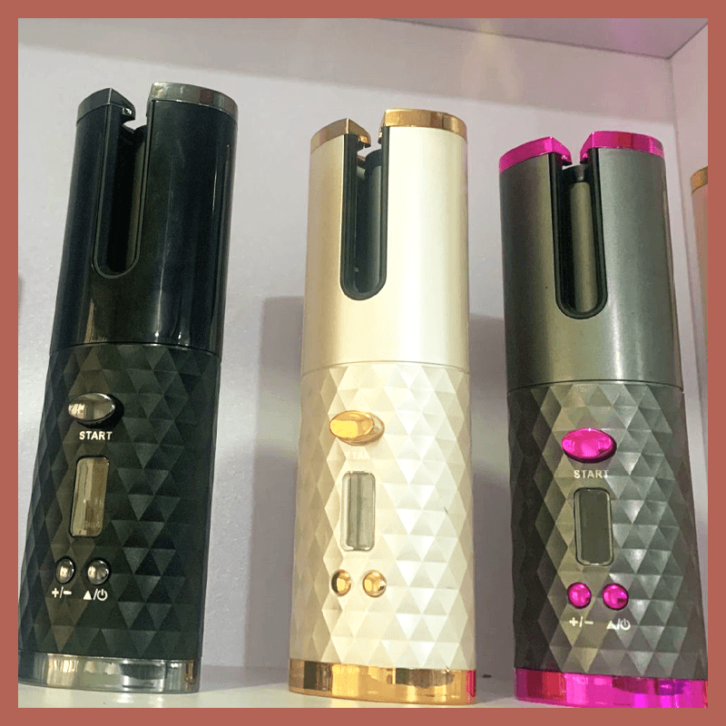 Lisslune | Cordless automatic rotating curling iron