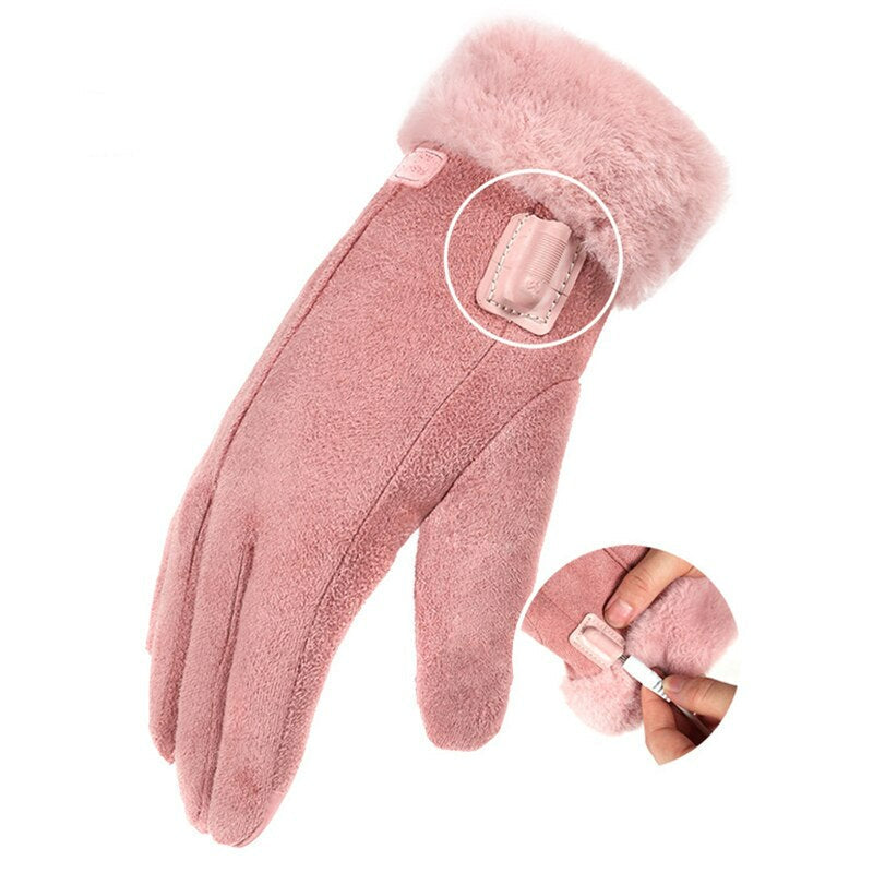Lisslune | Rechargeable Heated Winter Gloves – 5000mAh Battery, Touchscreen Compatible