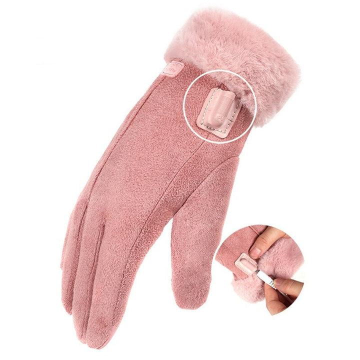Lisslune | Rechargeable Heated Winter Gloves – 5000mAh Battery, Touchscreen Compatible