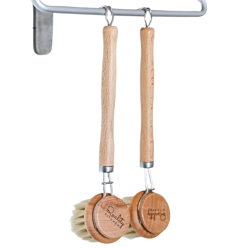 Lisslune | ScrubNest Durable Dish Brush with Short Round Handles