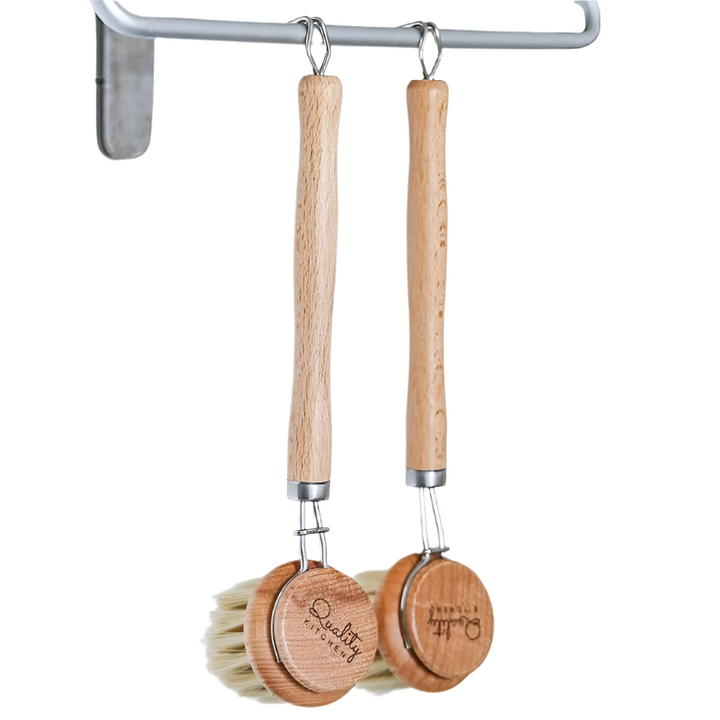 Lisslune | ScrubNest Durable Dish Brush with Short Round Handles