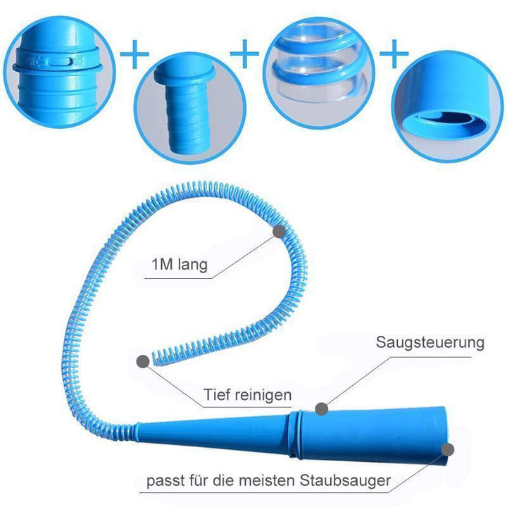 Lisslune | Vent vacuum cleaner hose for washing machine and dryer, removes lint