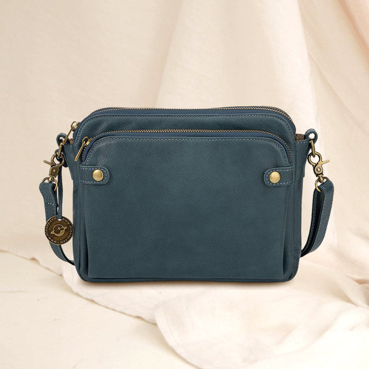 Lisslune | Three-Layer-Leather-Crossbody-Shoulder- & Clutch-Bag