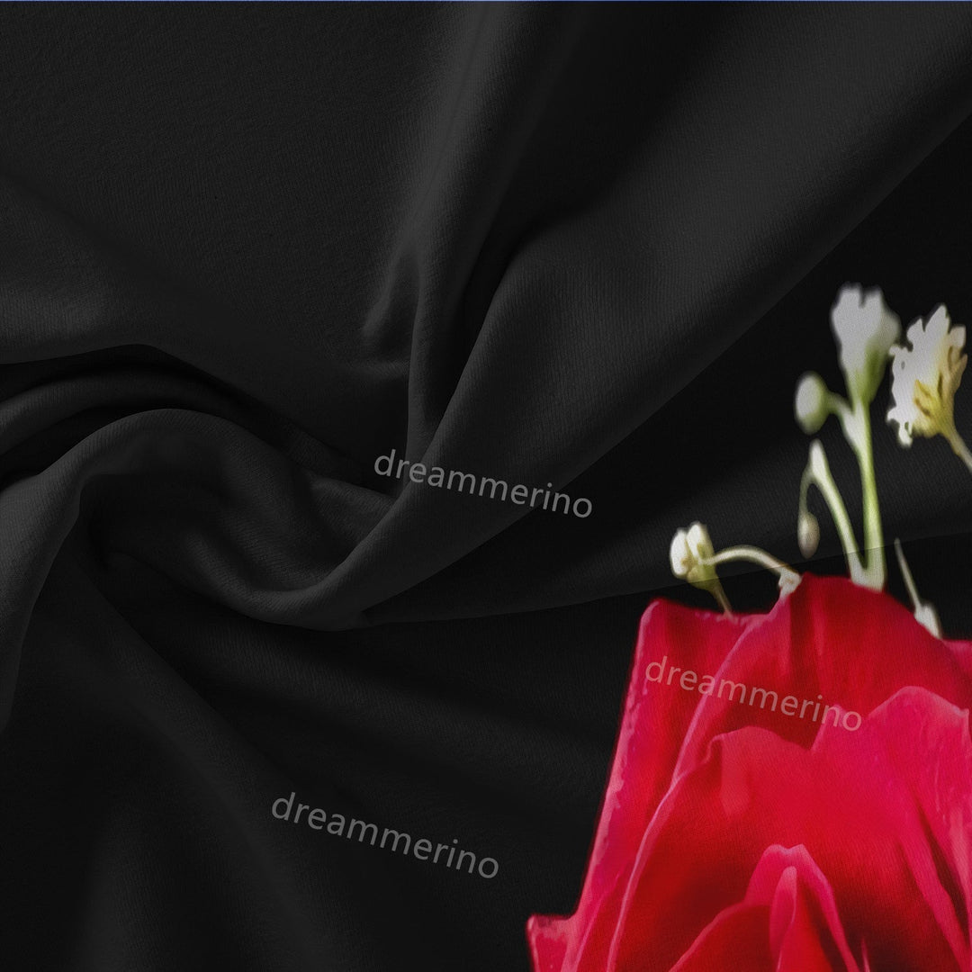 Lisslune | PetalWhispers - Romantic Rose Bed Linen