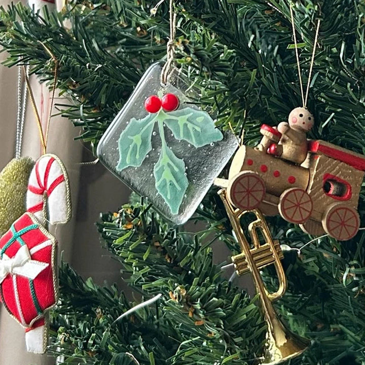 Lisslune | Fused Glass Christmas Tree Decoration
