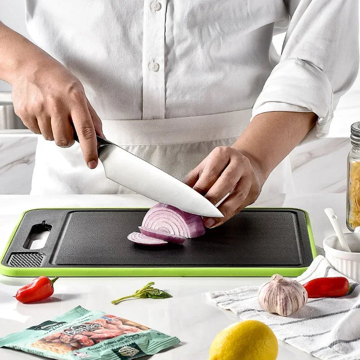 Lisslune | Double-sided cutting board with integrated defrosting plate