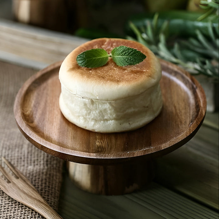 Lisslune | High Stand Wooden Cake Plate