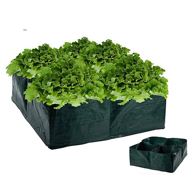 Lisslune | Planting bag with multiple compartments – Robust garden storage for plants and herbs