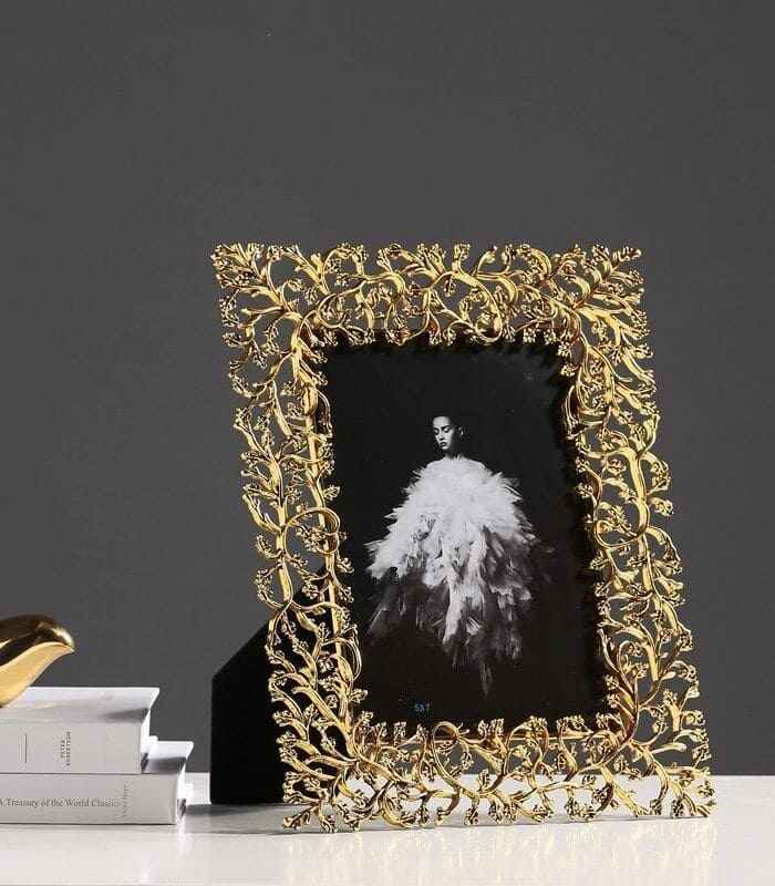 Lisslune | Florentis - Elegant leaf design nature-inspired frame