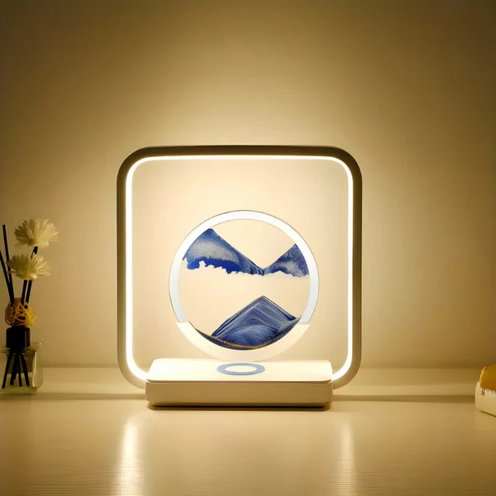 Lisslune | SandAura | 3D LED Night Lamp with Flowing Sand Art