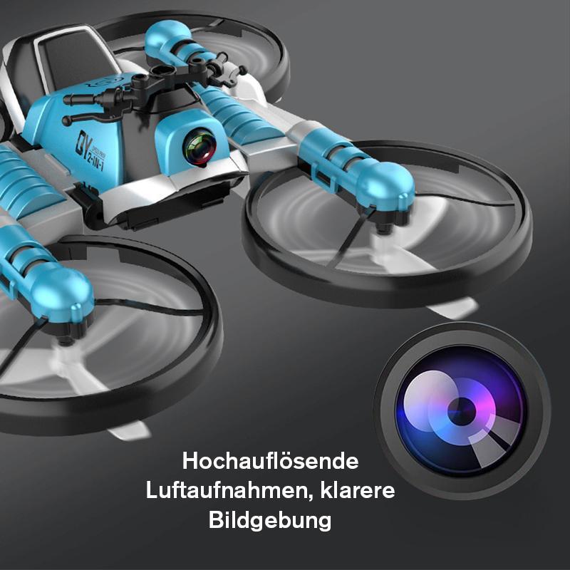 Lisslune | 2.4 G Remote Deformed Motorcycle, Drone