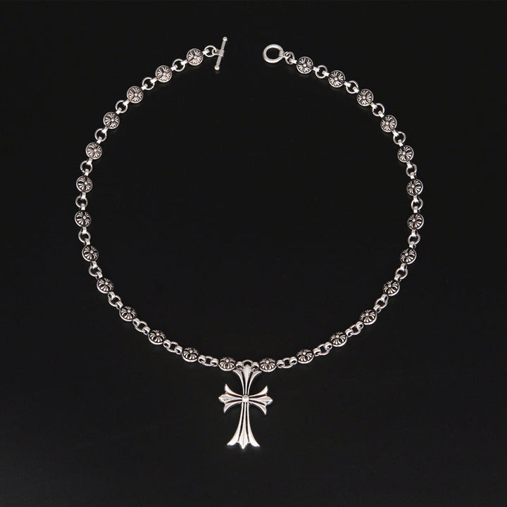 Lisslune | Gothic Cross Pendant Necklace