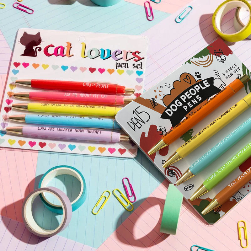 Lisslune | Funny Pens for Pet Owners (5 pieces)