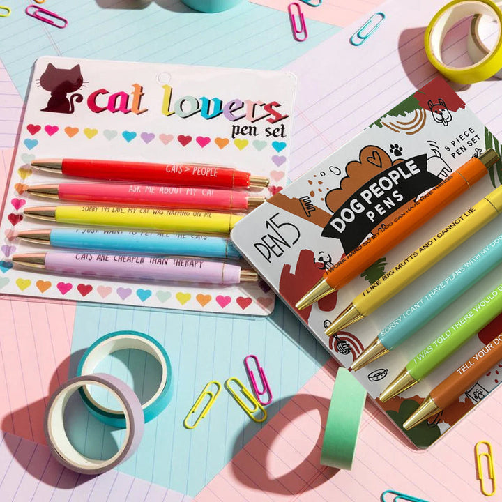 Lisslune | Funny Pens for Pet Owners (5 pieces)