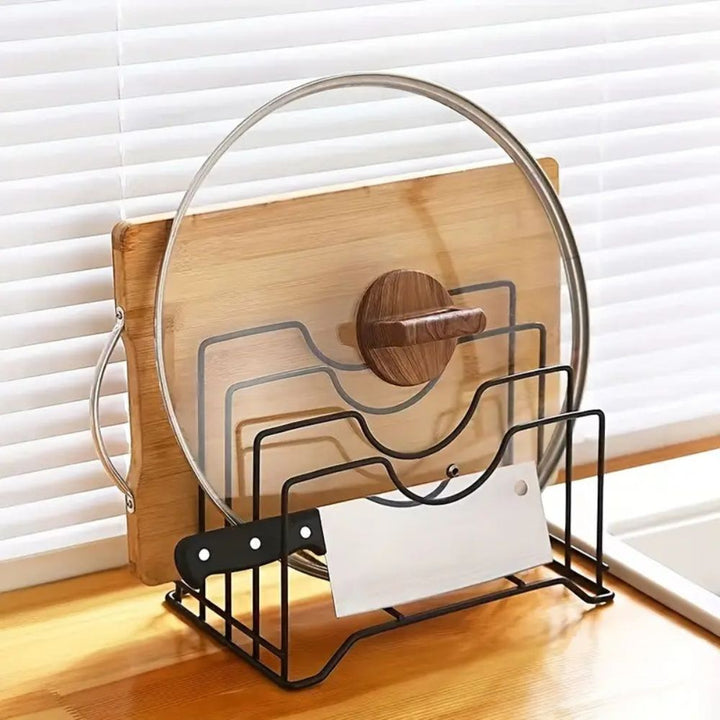 Lisslune | Neat Stack Plate & Lid Holder