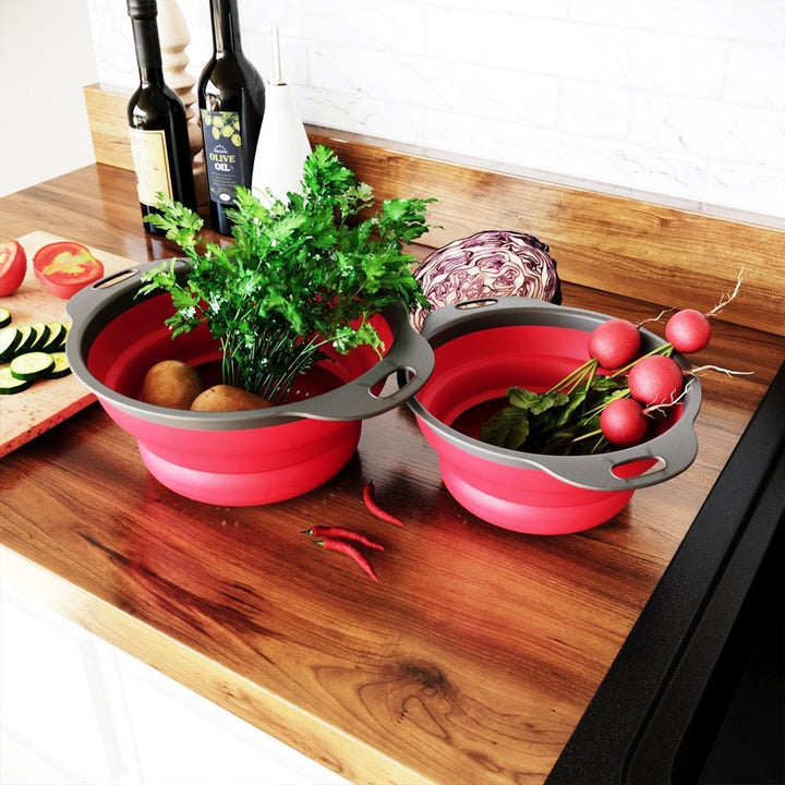 Lisslune | Silicone Foldable Drain Basket/Laundry Basket