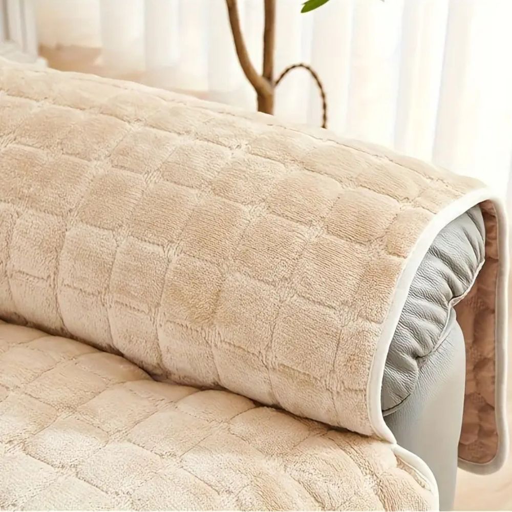 Lisslune | Velvet Grid Recliner Cover