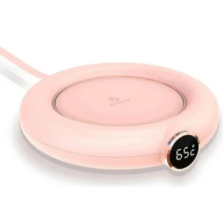 Lisslune | HeatWave – USB heated beverage holder with LED display for perfectly tempered drinks