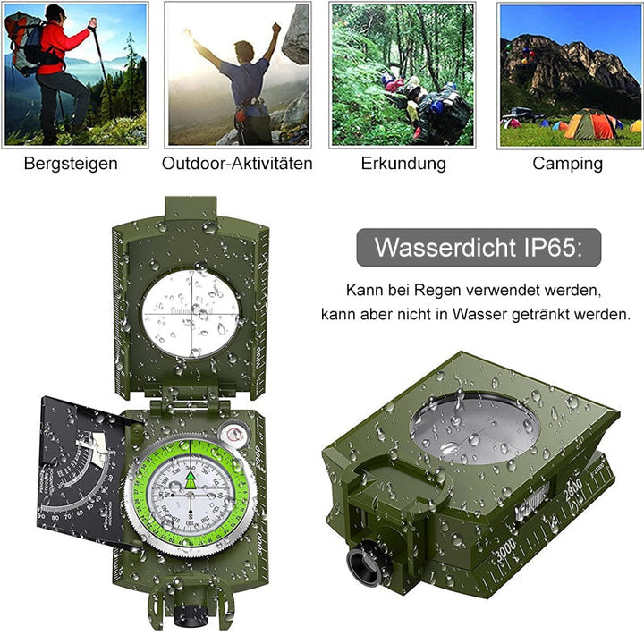 Lisslune | Multifunctional compass with flip-flop function