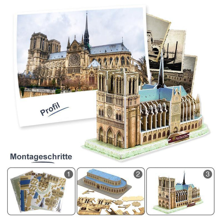 Lisslune | 3D Model Puzzle Landmark around the world