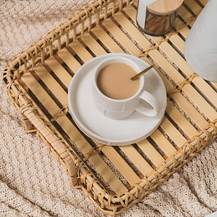 Lisslune | Rustic Weave Rattan Tray