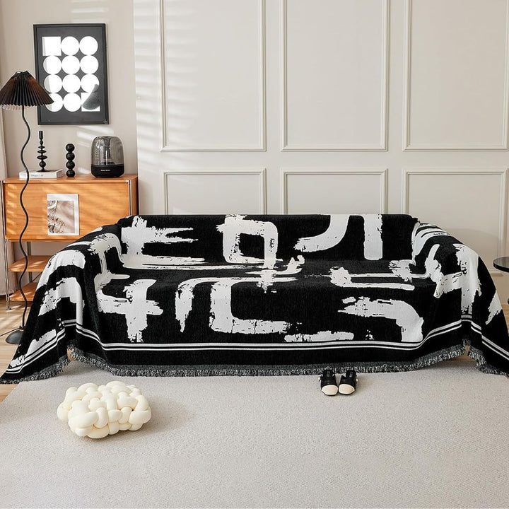 Lisslune | Brushstroke Art Sofa Cover