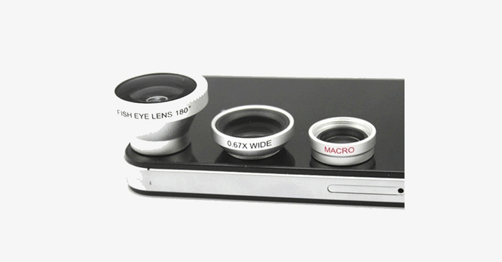 Lisslune | 3-piece camera lens attachment set for smartphones – Take better pictures!