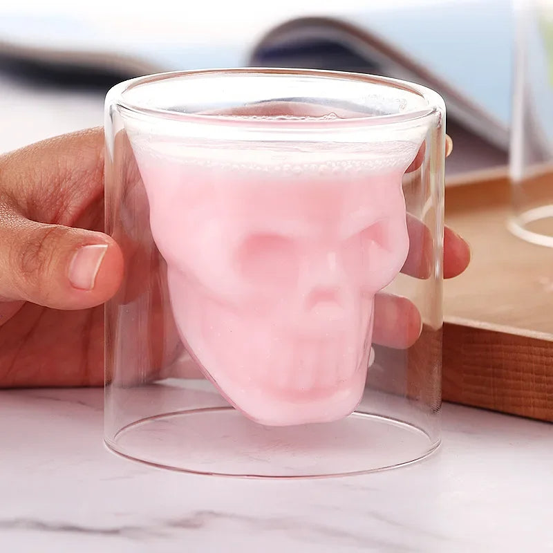Lisslune | 3D Skull Head Double Drinking Glass