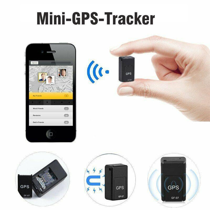 Lisslune | GPS Tracker, Magnet Mini GPS Locator Anti-Thief GPS Tracker