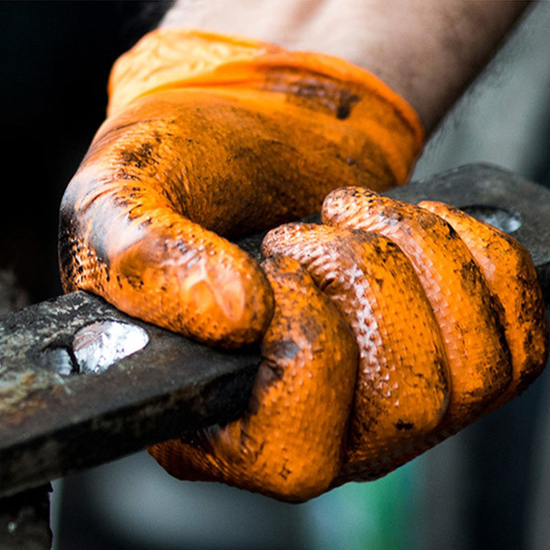 Lisslune | Orange Nitrile Gloves