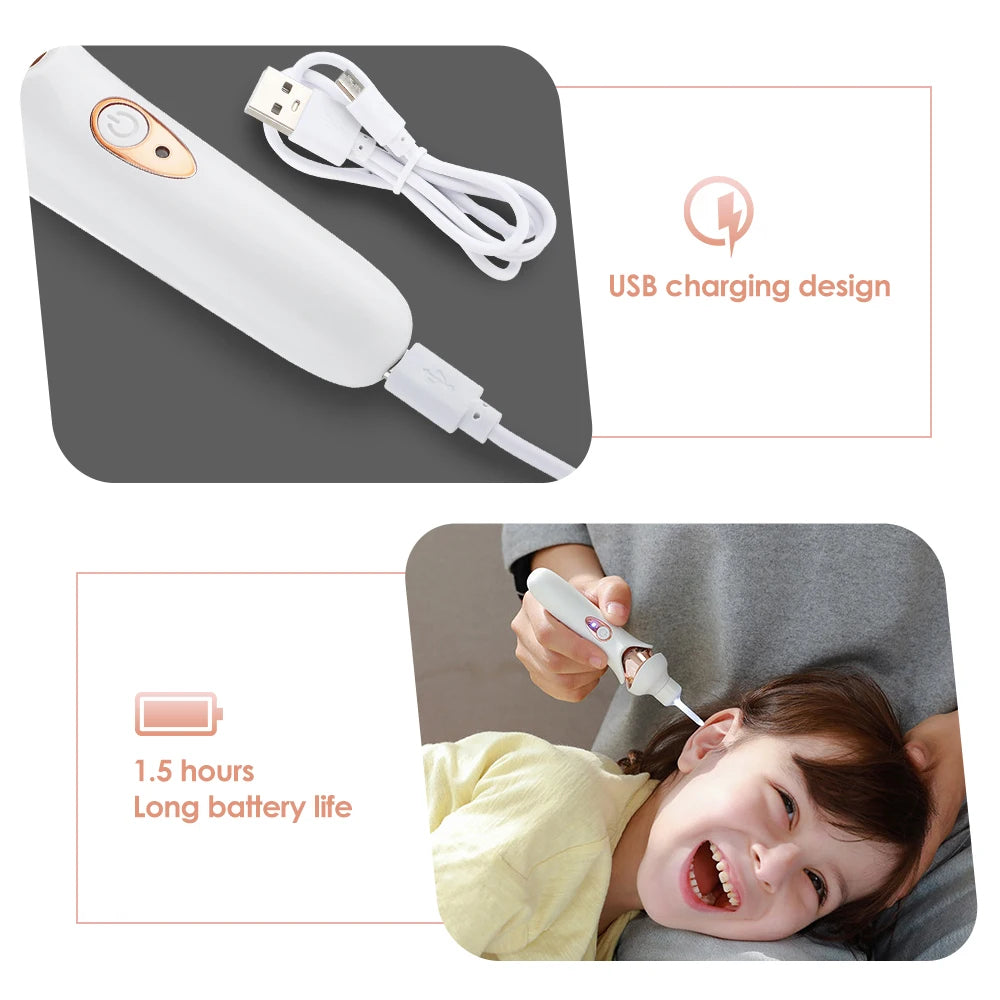 Lisslune | Cordless Ear Wax Remover – Gentle, Safe, and Eco-Friendly Ear Cleaning Solution