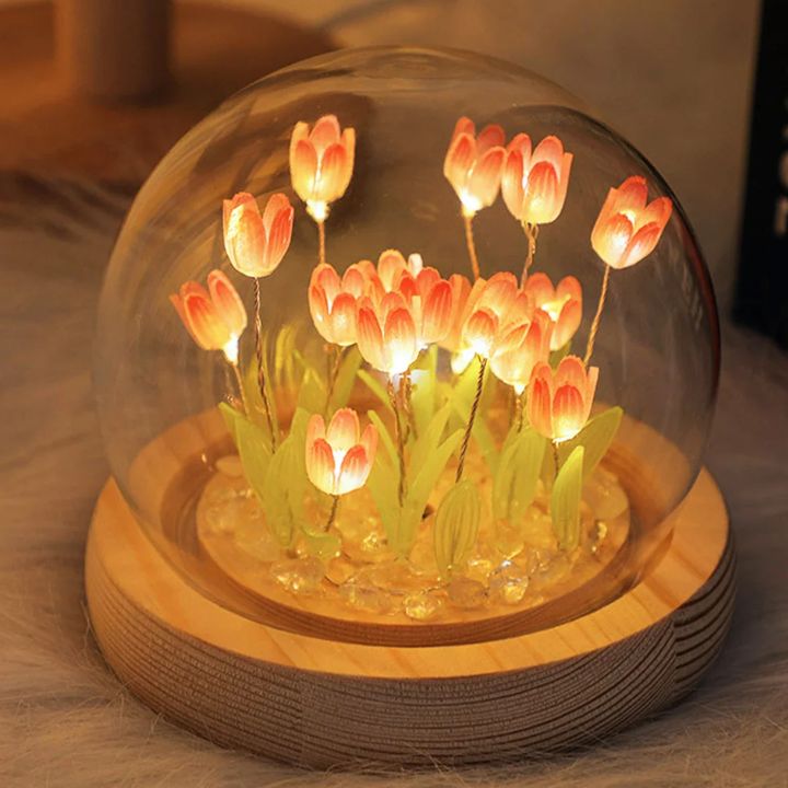 Lisslune | DIY glowing tulip night light