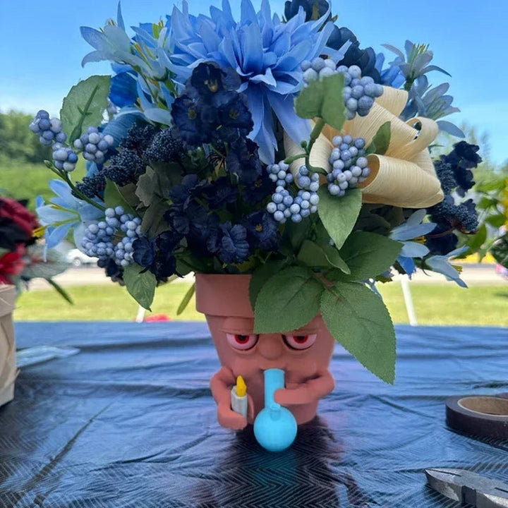 Lisslune | Creative smoking flower pot