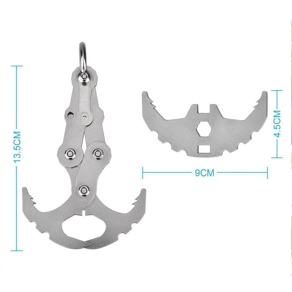 Lisslune | Stainless Steel Survival Folding Grappling Gravity Hook