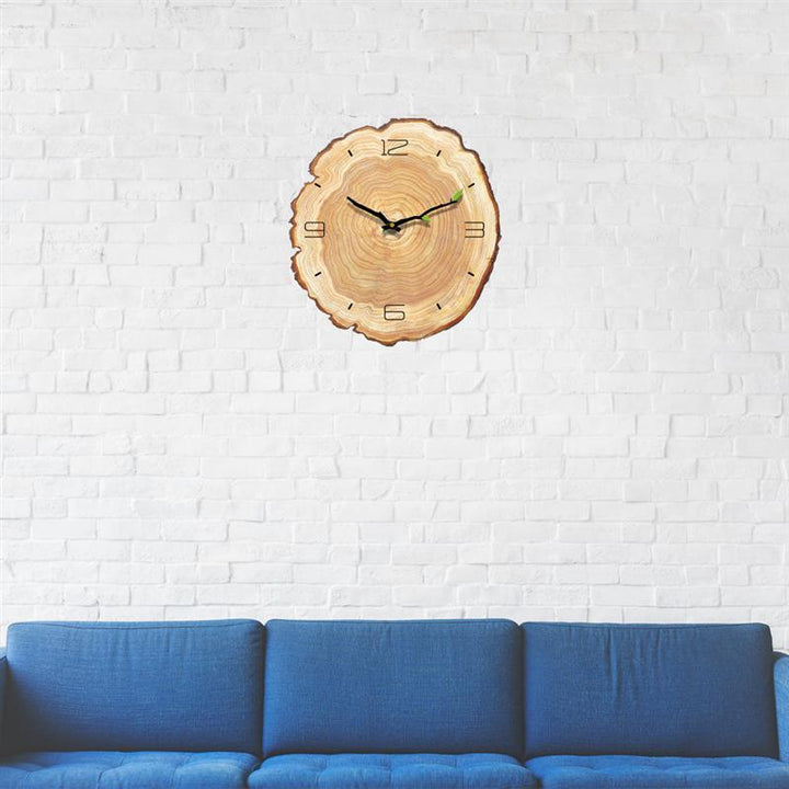 Lisslune | Wooden Annual Rings Wall Clock