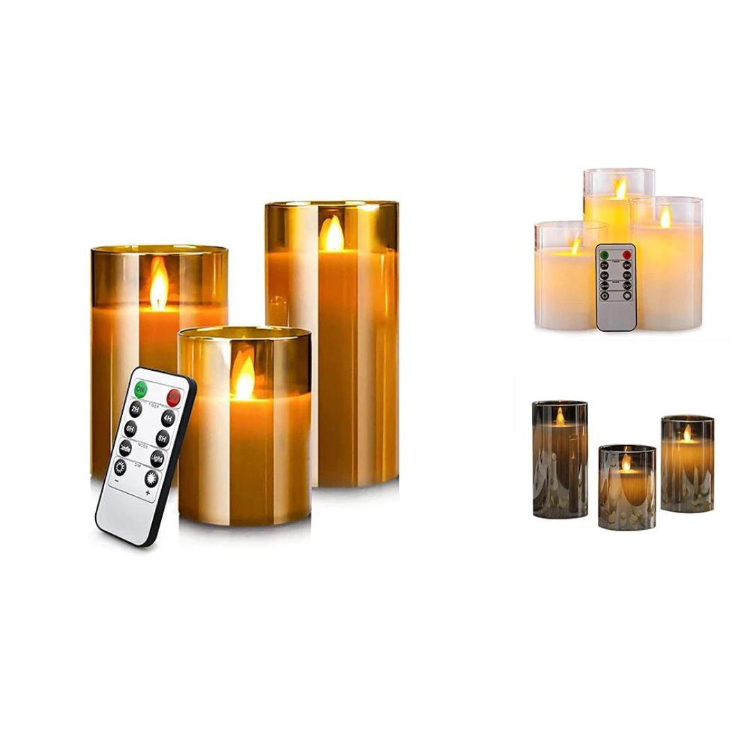 Lisslune | Electric Candles | 3 adjustable LED lights
