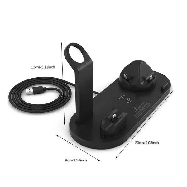 Lisslune | 7-in-1 Wireless Charging Station with MagSafe & CryoBoost – Fast & Efficient Charging for iPhone, Apple Watch, and More